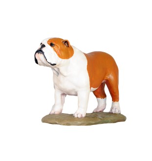 Buldog angielski ręcznie pomalowana statuetka Art-Dog